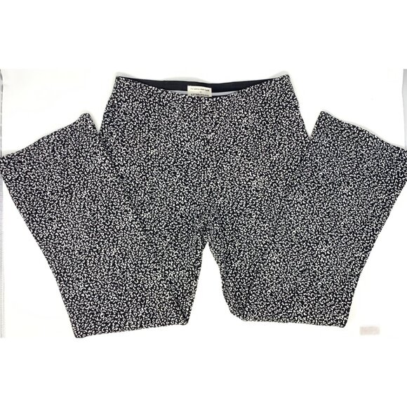 Anthropologie Pants - Anthropologie Essential Crop Flare Black and White Stretch Women's Pants Size XS